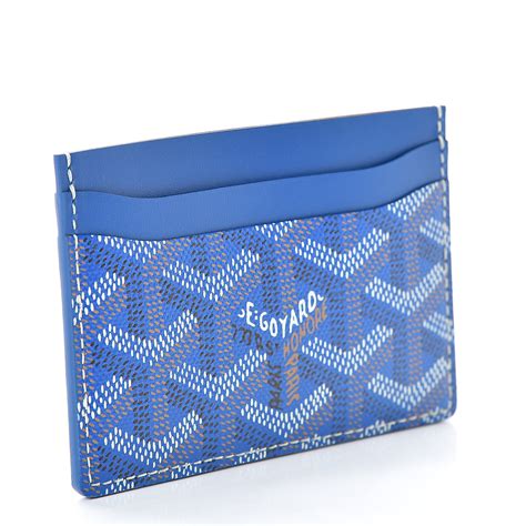 goyard card holder blue|Goyard sulpice card holder.